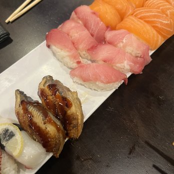 21 Sushi House - Calimesa - Nigiri (yellowtail cut in photo) - Sushi Bars Near Me - Calimesa, California