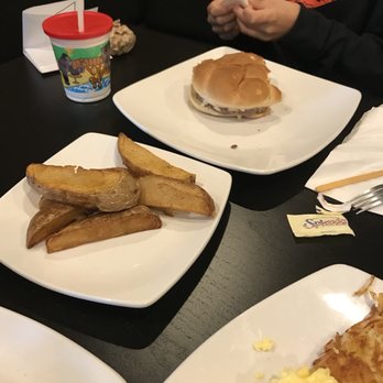 The Scratch Room - Cheese burger with potato wedge fries - Breakfast & Brunch Near Me - Anaheim, California The Scratch Room - Cheese burger with potato wedge fries - Breakfast & Brunch Near Me - Anaheim, California