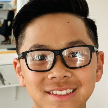 Leaf Hair Design - My teen in his new hair cut. He loves it! Thanks Joann! - Hair Salons Near Me - Richmond, California