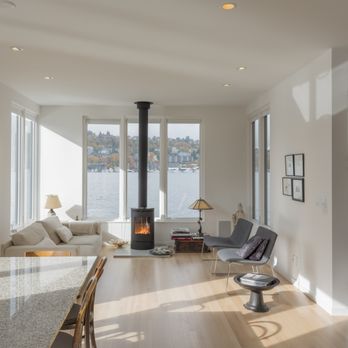 Atelier Drome - Living room with a view - Architects Near Me - Seattle, Washington