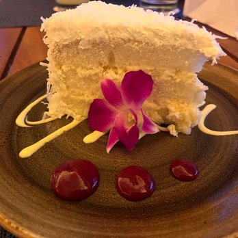 House Without A Key - Halekulanis Signature Coconut Cake - Seafood Near Me - Honolulu, Hawaii