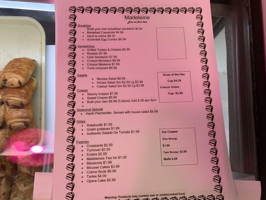 Menu photo 2 Madeleine’s Place Clarksville, TN Menu photo 2 Madeleine’s Place Clarksville, TN