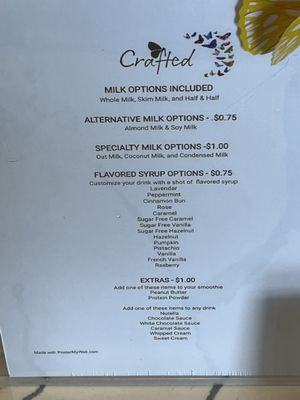 Menu photo 3 Crafted Coffee Houston, TX