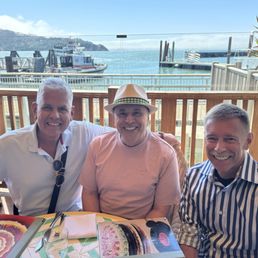 Celebrating my birthday with friends from Seattle.