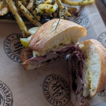 LBB Gastropub & Smokehouse - Cuban sandwich with fries and chimichurri - Gastropubs Near Me - Loomis, California LBB Gastropub & Smokehouse - Cuban sandwich with fries and chimichurri - Gastropubs Near Me - Loomis, California