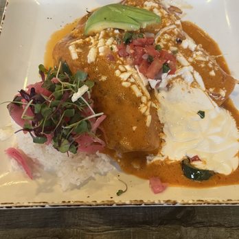 Maiz Cocina - Lobster enchiladas (could only finish half) with a ton of decent size pieces of Lobster. Very flavorful - Mexican Near Me - Corona, California Maiz Cocina - Lobster enchiladas (could only finish half) with a ton of decent size pieces of Lobster. Very flavorful - Mexican Near Me - Corona, California