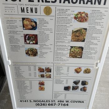 Top2 Restaurant - Menu - Hawaiian Near Me - West Covina, California Top2 Restaurant - Menu - Hawaiian Near Me - West Covina, California