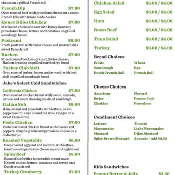 Jake's Cafe & Catering - Menu - Salad Near Me - Livermore, California Jake's Cafe & Catering - Menu - Salad Near Me - Livermore, California