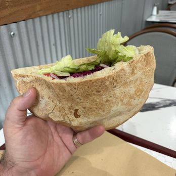 Döner 97 - I have fat hands tip to tip 9". This Döner is legit straight from a German corner. - German Near Me - Chicago, Illinois