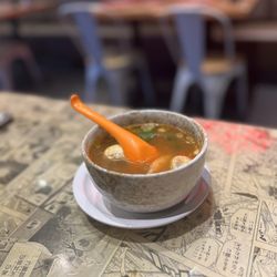 Lucky Cat Street Eatery - Tom yum with shrimp