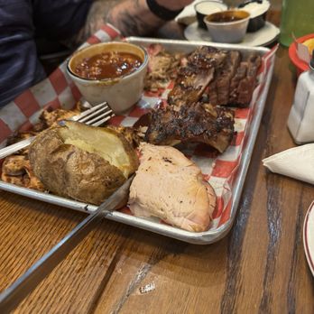 Millstone Southern Smoked BBQ - Sampler platter - Barbeque Near Me - Logan, Ohio