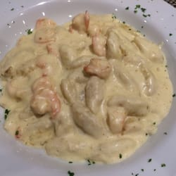 Di Fernando Trattoria - Nhoque com camaroes. Delicia