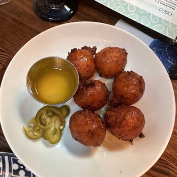 The Atlantic - VIRGINIA BLUE CRAB HUSHPUPPIES - Seafood Near Me - Virginia Beach, Virginia The Atlantic - VIRGINIA BLUE CRAB HUSHPUPPIES - Seafood Near Me - Virginia Beach, Virginia