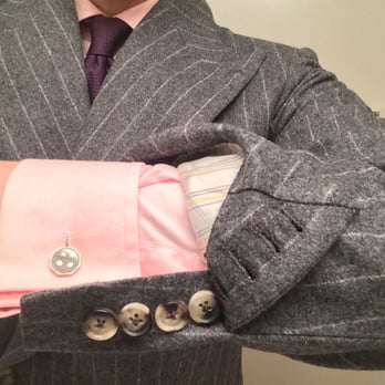 Luis Tailoring - Hand sewn button holes on suit jacket, by Luis Tailoring - Sewing & Alterations Near Me - Alexandria, Virginia