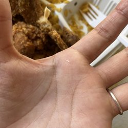 Zhengs Restaurant - This is glass that was in my food!