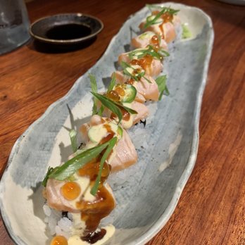 M Sushi - Seared Salmon Roll - Sushi Bars Near Me - Durham, North Carolina