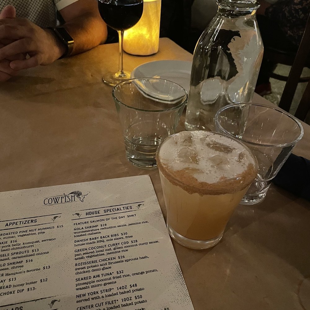 Cowfish - Montauk Maple Cocktail - New American Near Me - Hampton Bays, New York Cowfish - Montauk Maple Cocktail - New American Near Me - Hampton Bays, New York