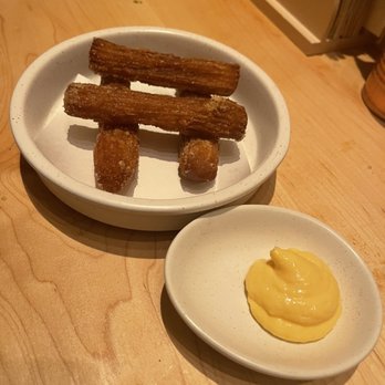 Nami Nori - mochurros with lemon curd (must order) - Sushi Bars Near Me - Brooklyn, New York Nami Nori - mochurros with lemon curd (must order) - Sushi Bars Near Me - Brooklyn, New York