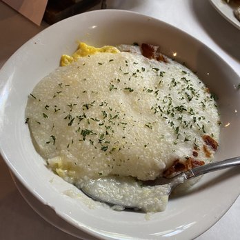 Debi's Restaurant - Grits bowl - with egg, cheese, bacon - American Near Me - Savannah, Georgia