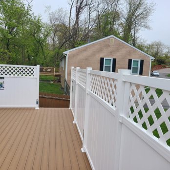 Sirin Construction - a view of the back yard from the deck - General Contractors Near Me