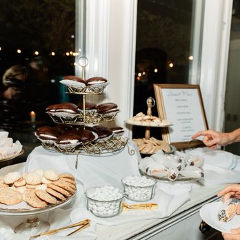 Chef Flemming's BakeShop - Wedding dessert bar (Lemon Bars pictured in the upper left, Whoopie pies pictured in the middle, and Cannoli pictured on the right) - Bakeries Near Me - Henderson, Nevada Chef Flemming's BakeShop - Wedding dessert bar (Lemon Bars pictured in the upper left, Whoopie pies pictured in the middle, and Cannoli pictured on the right) - Bakeries Near Me - Henderson, Nevada