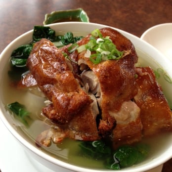 Jade Garden Kitchen - Rice noodle soup with BBQ duck. $8.75. Delish. - Chinese Near Me - North Vancouver, British Columbia Jade Garden Kitchen - Rice noodle soup with BBQ duck. $8.75. Delish. - Chinese Near Me - North Vancouver, British Columbia