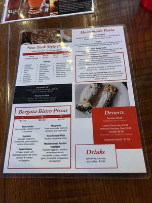 Menu photo 3 Borgata Pizza Cafe Worthington, OH