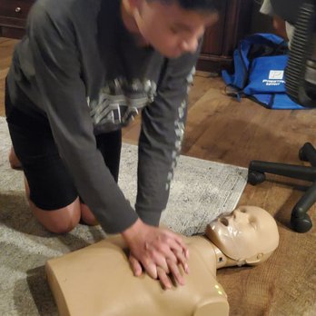 EmergenCPR - Practicing compressions - CPR Classes Near Me - Norwalk, California