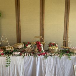 Sister's bridal shower dessert table