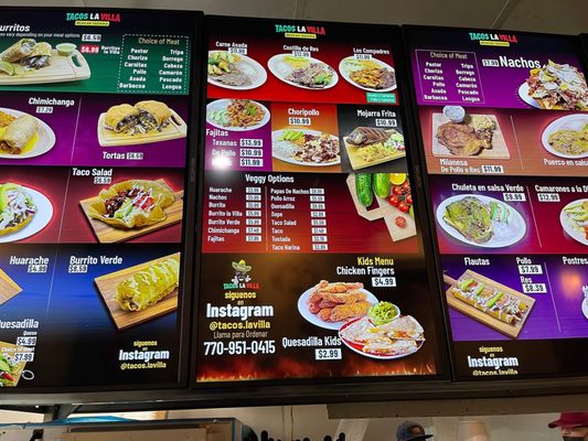 Menu photo 4 Tacos La Villa Smyrna, GA