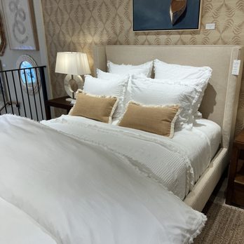 Serena & Lily Birmingham - Queen bed display - Furniture Stores Near Me - Birmingham, Michigan Serena & Lily Birmingham - Queen bed display - Furniture Stores Near Me - Birmingham, Michigan