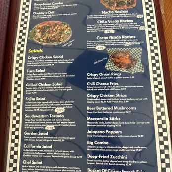 Chubby's - Menu as of April 2026 - Burgers Near Me - Fresno, California