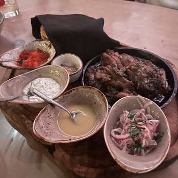 LÝRA - Slow Roasted Lamb Gyros incredible! From the succulent meat to the fresh pita and condiments, fantastic! - Greek Near Me - Chicago, Illinois
