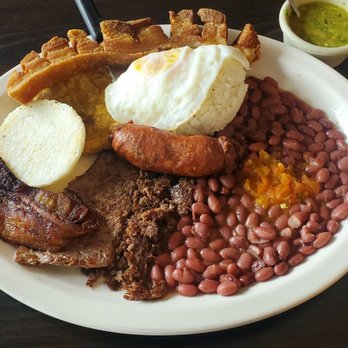 El Parche Colombiano Restaurant - Bandeja paisa - Colombian Near Me - Seattle, Washington