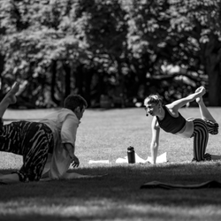 Kismet Healing Arts - Teaching yoga at Northwest FlowFest 2022