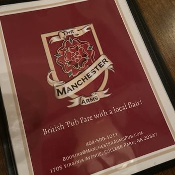 The Manchester Arms - Menu - British Near Me - College Park, Georgia The Manchester Arms - Menu - British Near Me - College Park, Georgia