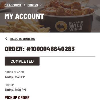Buffalo Wild Wings - They take more than one hour and they are super rude and they - Chicken Wings Near Me - Royal Oak, Michigan