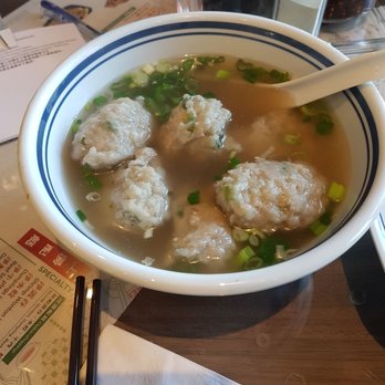 Big Trio Wonton Noodle - Homemade minced fish balls - Chinese Near Me - Markham, Ontario