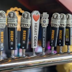Irishtown Bend Taproom - Beer taps