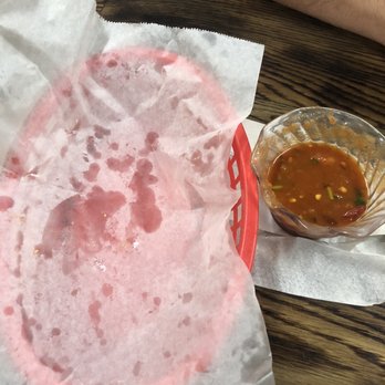 Taqueria Mazamitla - Can you tell we didn't like the salsa and chips!?! - Mexican Near Me - Lake Station, Indiana