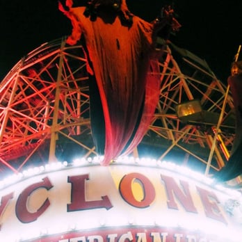 Cyclone Coaster - The Cyclone "spookyfied" for Halloween! - Amusement Parks Near Me - Brooklyn, New York