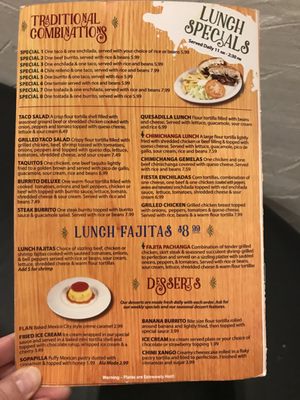 Menu photo 5 La Pachanga Mexican Restaurant Herculaneum, MO Menu photo 5 La Pachanga Mexican Restaurant Herculaneum, MO
