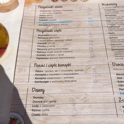 Trattoria Prima Pasta - Menu
