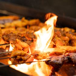 Massis Kabob - The Original Kabobery - Meat are freshly grilled