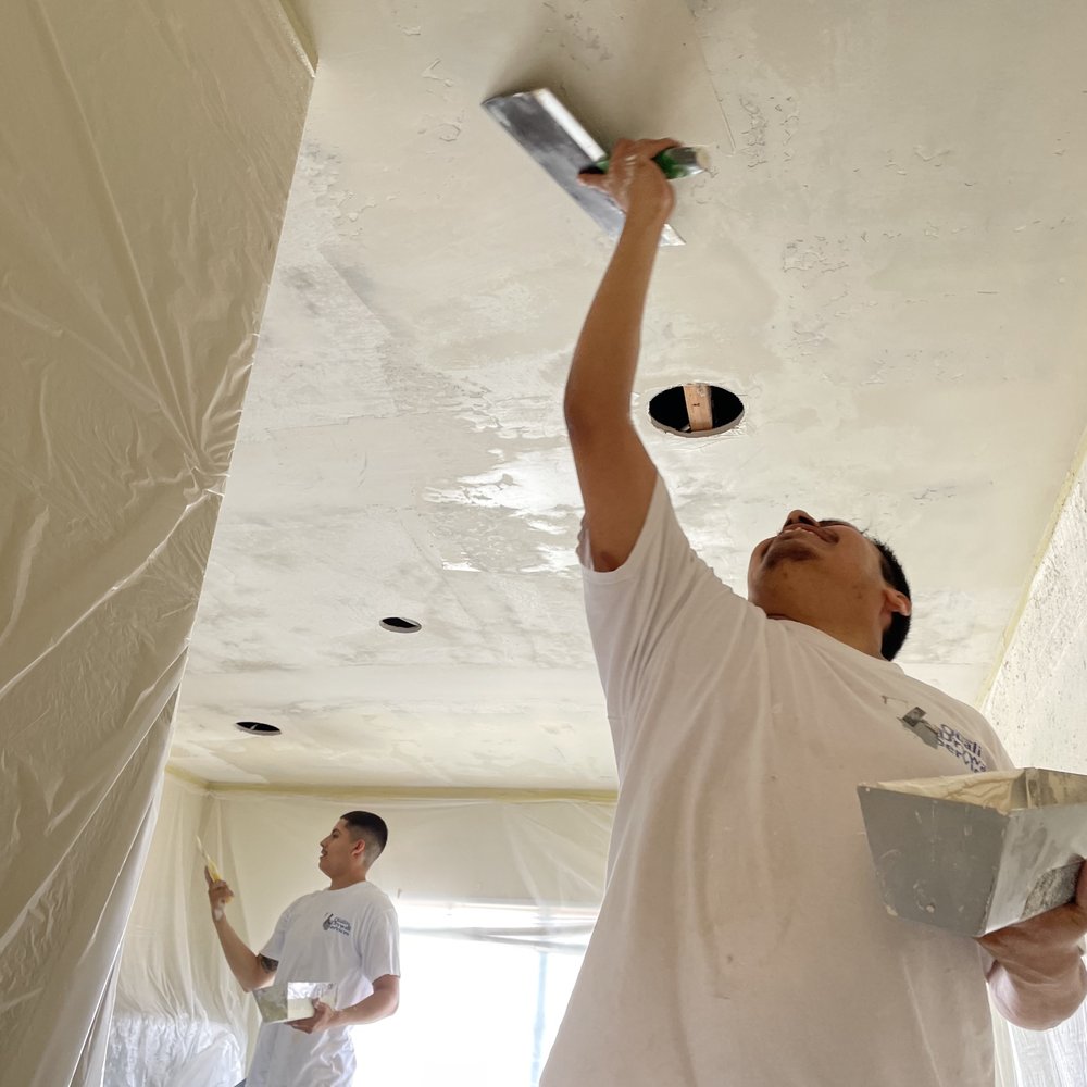California Quality Drywall Services - Skip trowel after popcorn removal - Drywall Installation & Repair Near Me