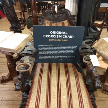 VAMPA Vampire & Paranormal Museum - Exorcism Chair - Museums Near Me - Doylestown, Pennsylvania