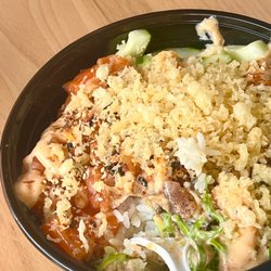 Subarashi - Poke bowl (add-ons shown i chose shown in receipt, was super delicious. highly recommend adding seaweed salad, salmon, and unagi.)