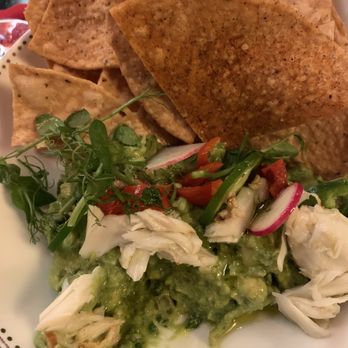 Bemelmans Bar - Excuse me but you've gotten some crab in my guacamole.  Nice touch actually. - Cocktail Bars Near Me - New York, New York
