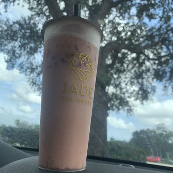 Jade Tea House - Strawberry milk tea - Desserts Near Me - Davie, Florida Jade Tea House - Strawberry milk tea - Desserts Near Me - Davie, Florida