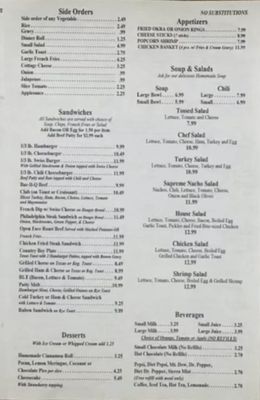 Menu photo 2 Old Town Cafe Sand Springs, OK